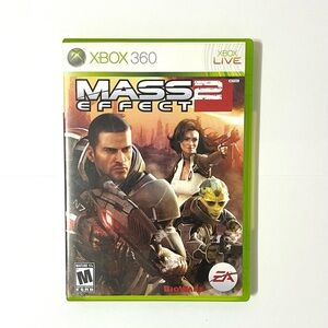 Mass Effect 2 (Microsoft Xbox 360, 2010) Complete & Tested Video Game